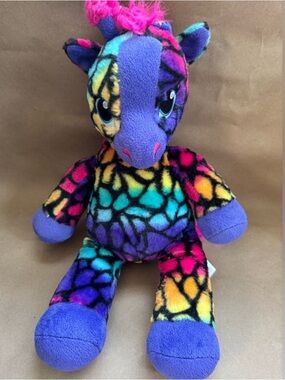 2016 Build-A-Bear Lisa Frank Wild Style Giraffe Stuffy. 16”